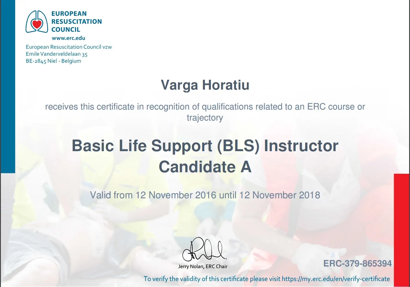 certificat horatiu